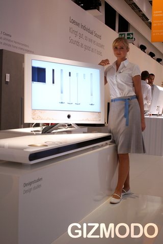 Illustration for article titled Loewe's Design Studio TVs are Absolutely Fan-Bloody-tastic